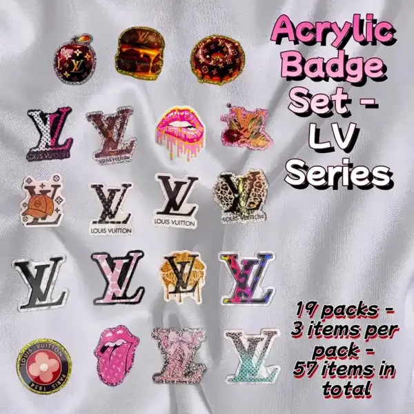 Acrylic Badge Set - LV Series -57PCS