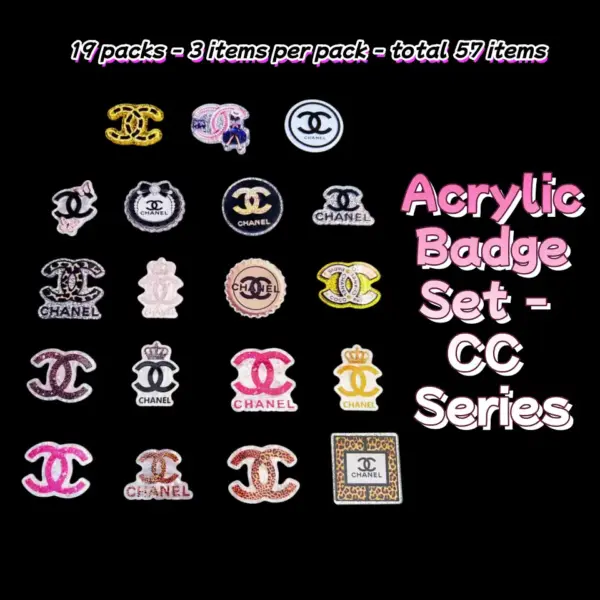 Acrylic Badge Set - CC Series - 57PCS