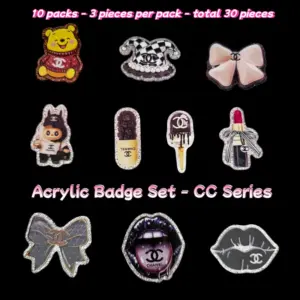 Acrylic Badge Set - CC Series -30PCS