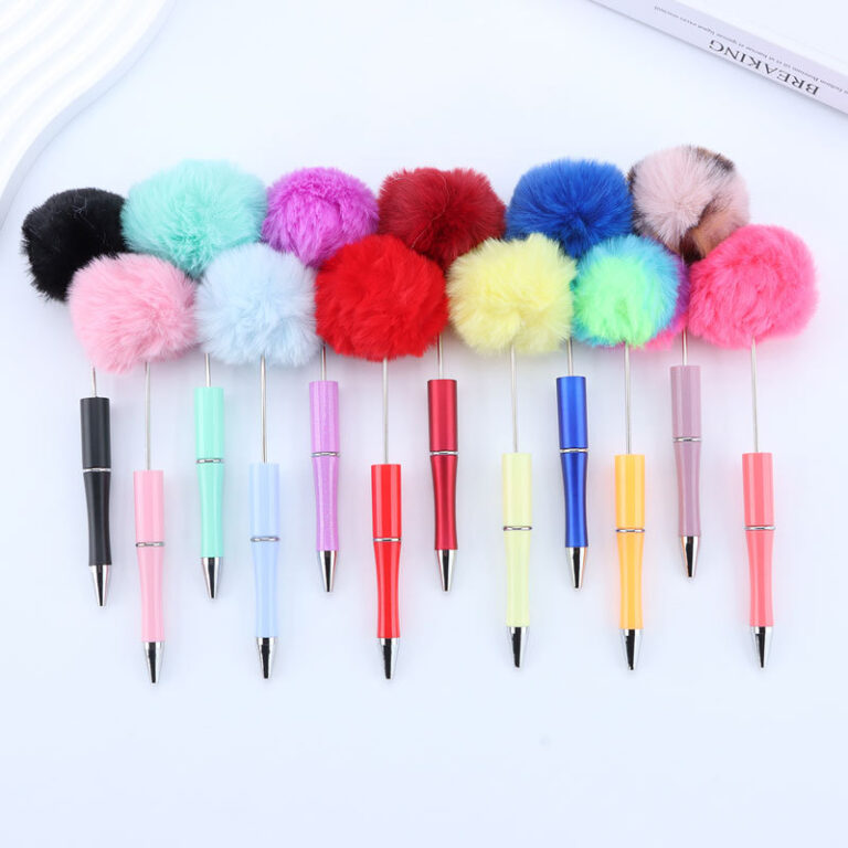 Pom-pom Beaded Pen