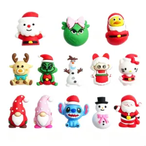 Cartoon Silicone Christmas Beads